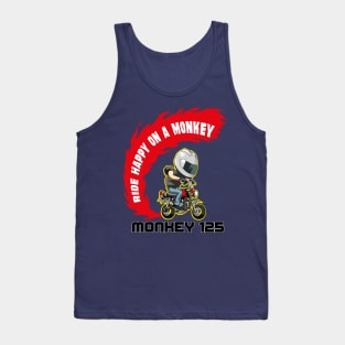 Ride Happy on a Monkey Tank Top